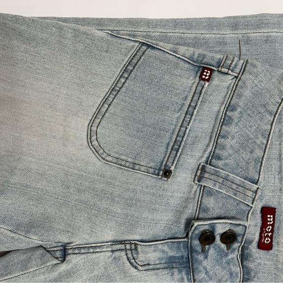 Moto - ultra low rise y2k light wash jeans  - size 26 - Picture 6 of 13